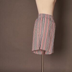 1980s Hugo Valentino Striped Boxer Shorts